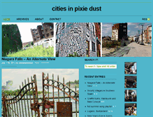 Tablet Screenshot of citiesinpixiedust.com